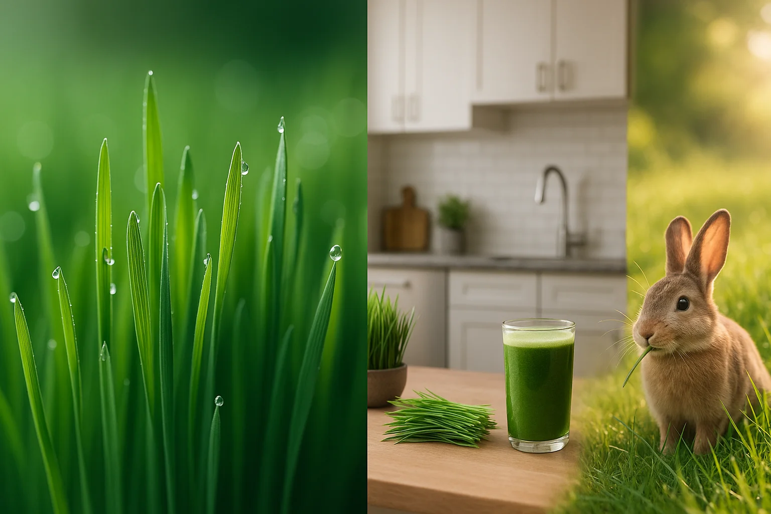 Nährstoffgruppen in Vollkorngras: Vitamine, Mineralstoffe und Chlorophyll